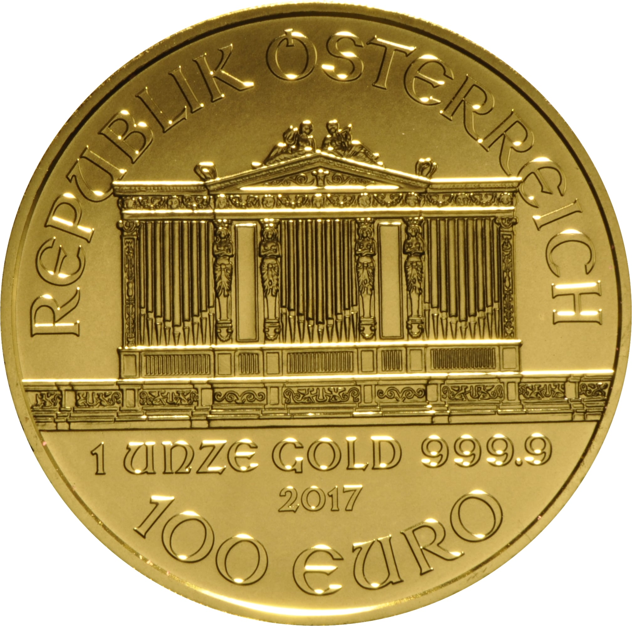 2017 Austrian Gold Philharmonic Coin 1oz